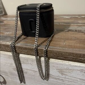 Marc Jacobs black with silver hardware The Mini Vanity